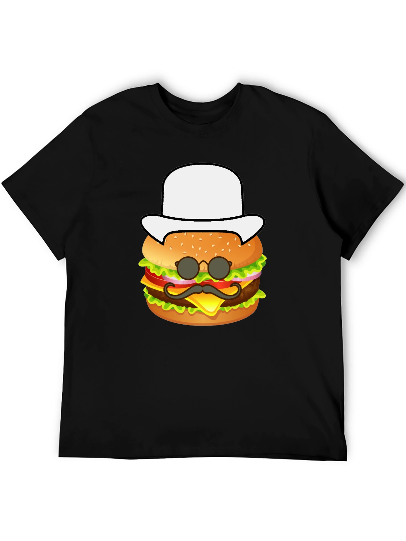 Burger Graphic Tee - Funny Food Shirt