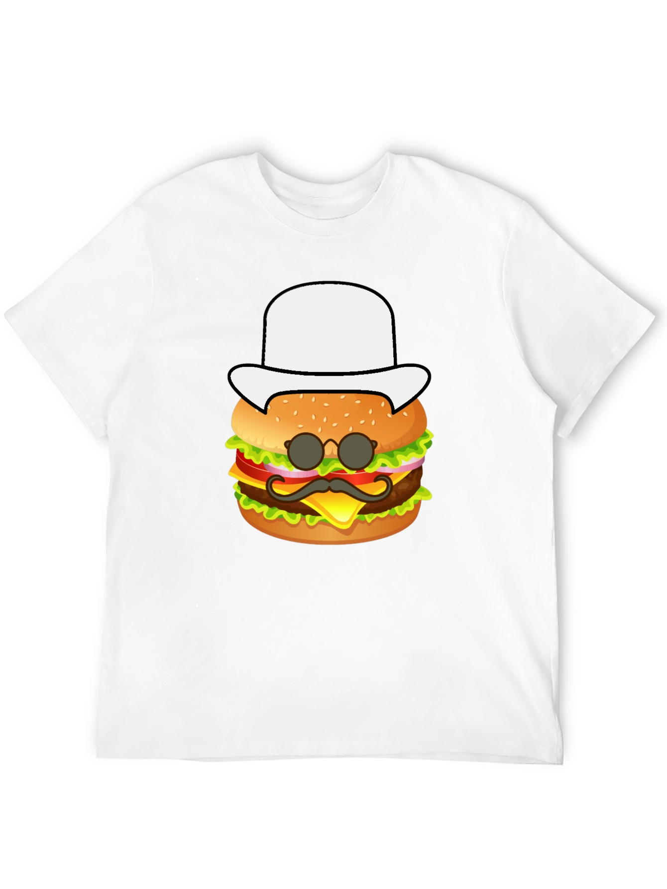 Burger Graphic Tee - Funny Food Shirt