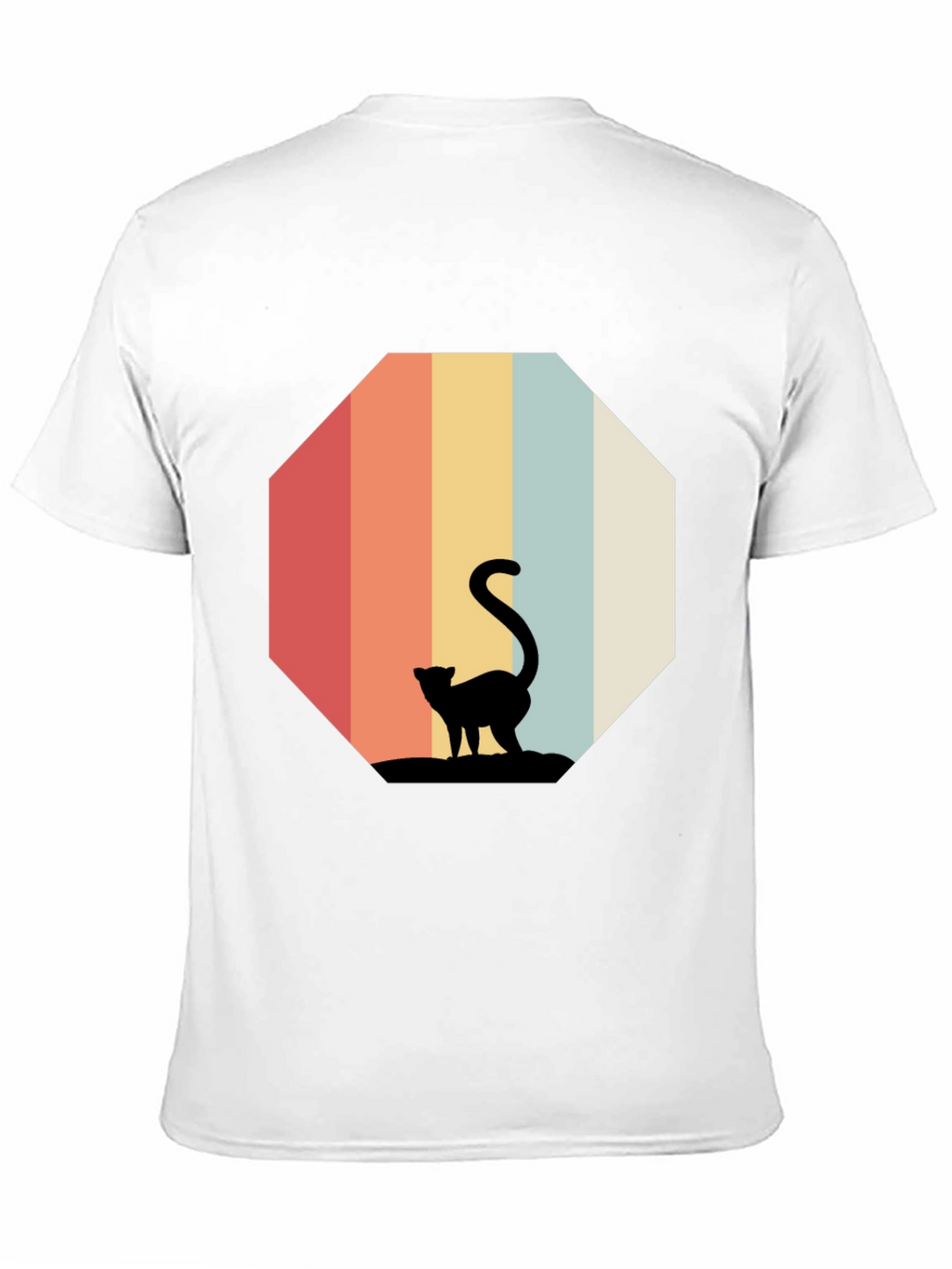Retro Cat Silhouette T-Shirt
