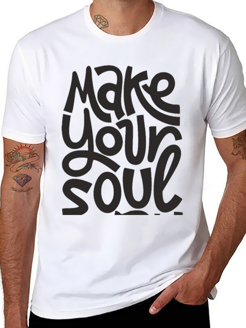 Make Your Soul T-Shirt - Graphic Print Tee