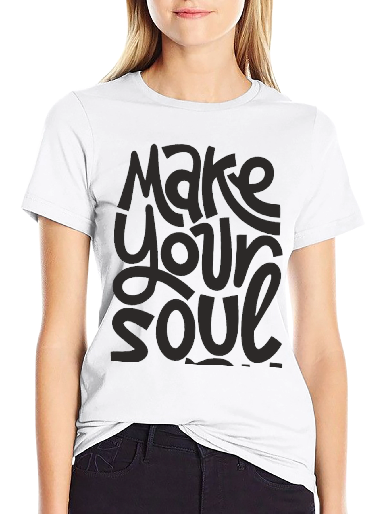 Make Your Soul T-Shirt - Graphic Print Tee