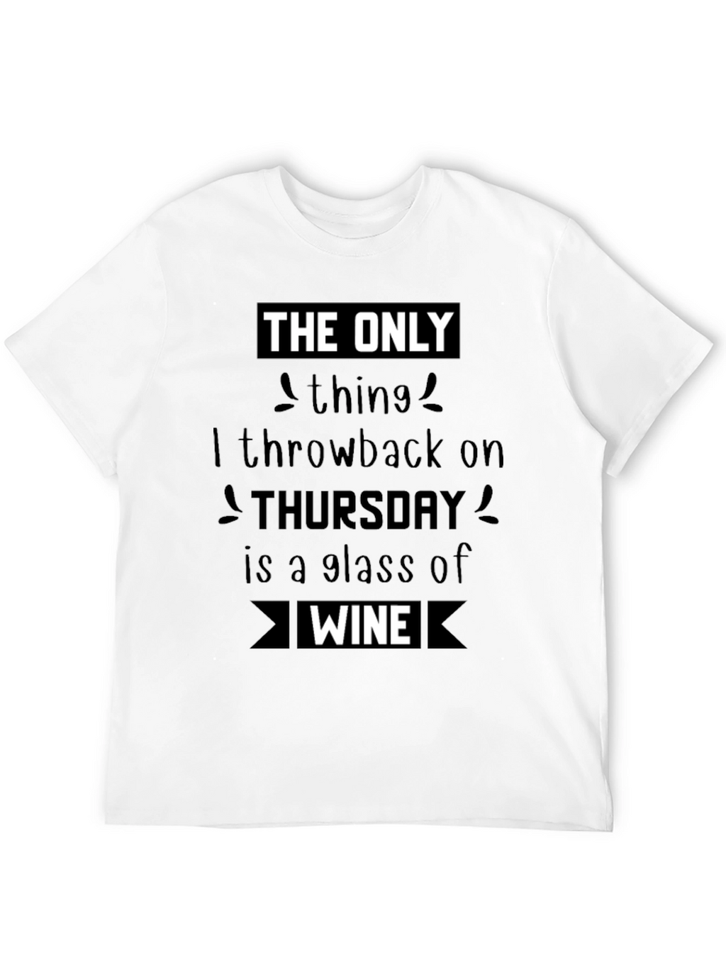 Thursday Wine Throwback Tee