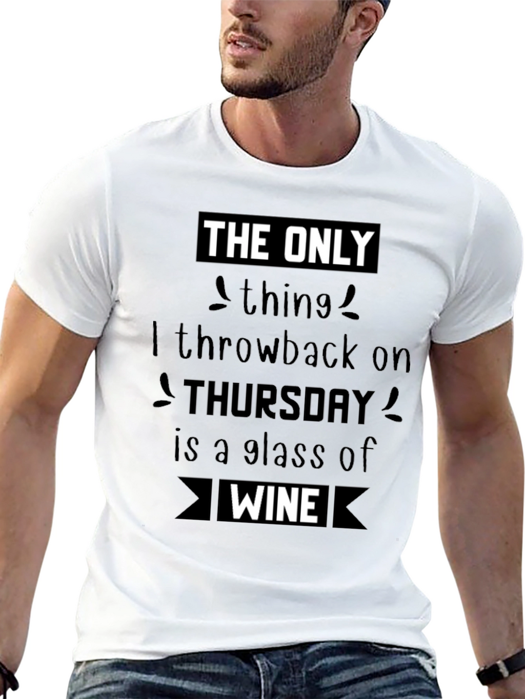 Thursday Wine Throwback Tee