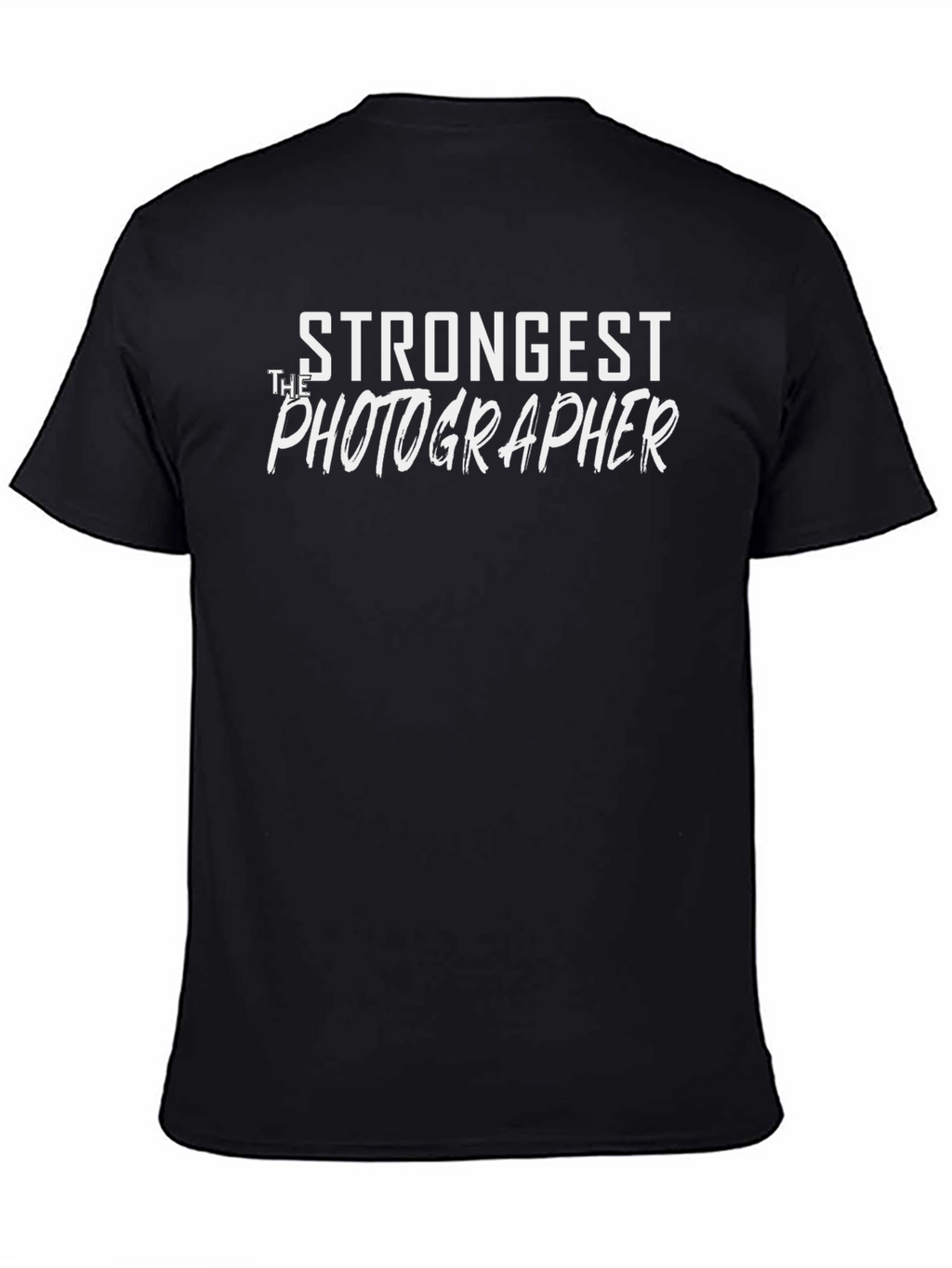 Strongest Photographer Graphic Tee - Black