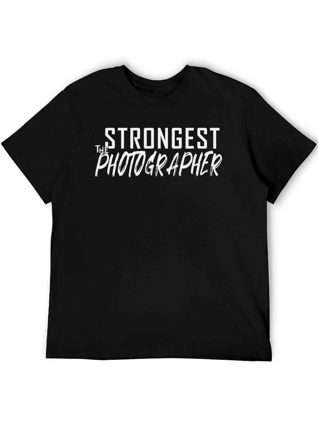 Strongest Photographer Graphic Tee - Black