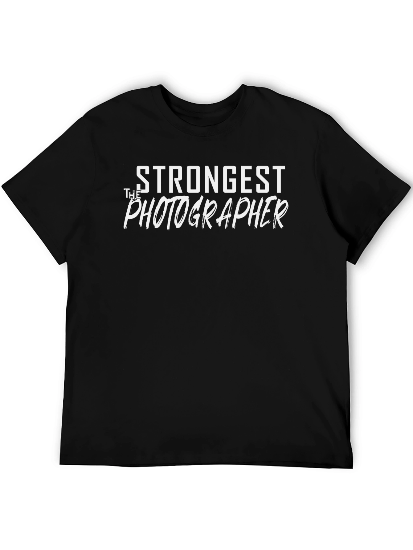 Strongest Photographer Graphic Tee - Black