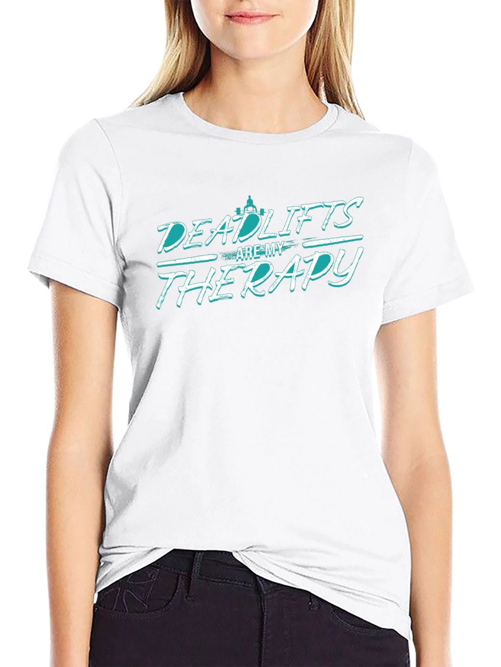 Deadlifts Are My Therapy Graphic Tee