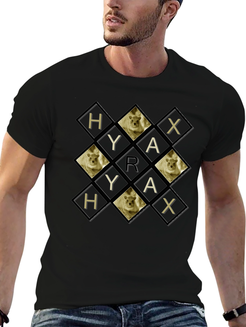 HYRAX T-Shirt - Unique Graphic Design