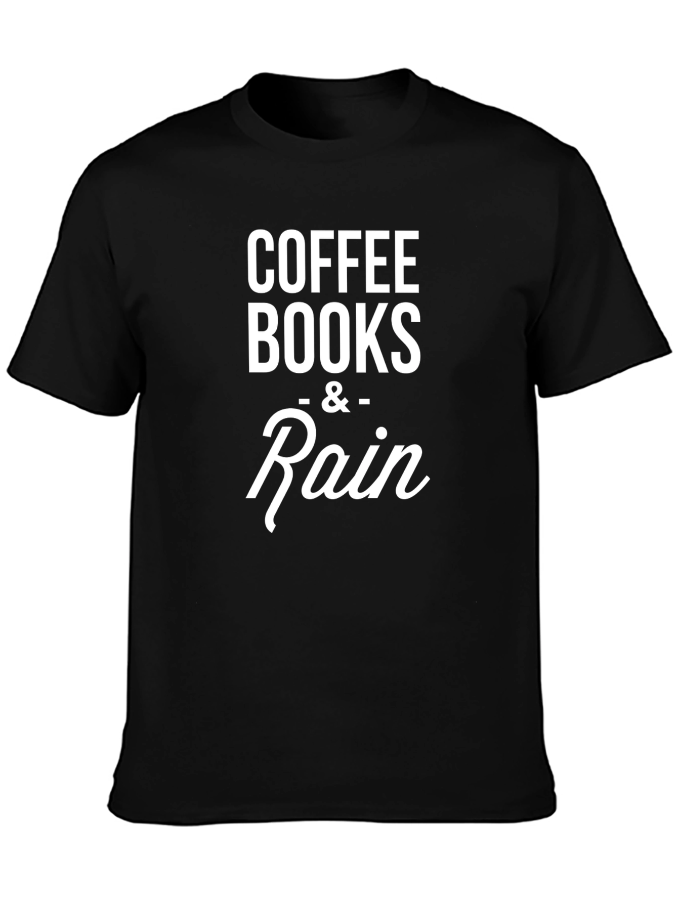 Coffee Books & Rain - Unisex T-Shirt