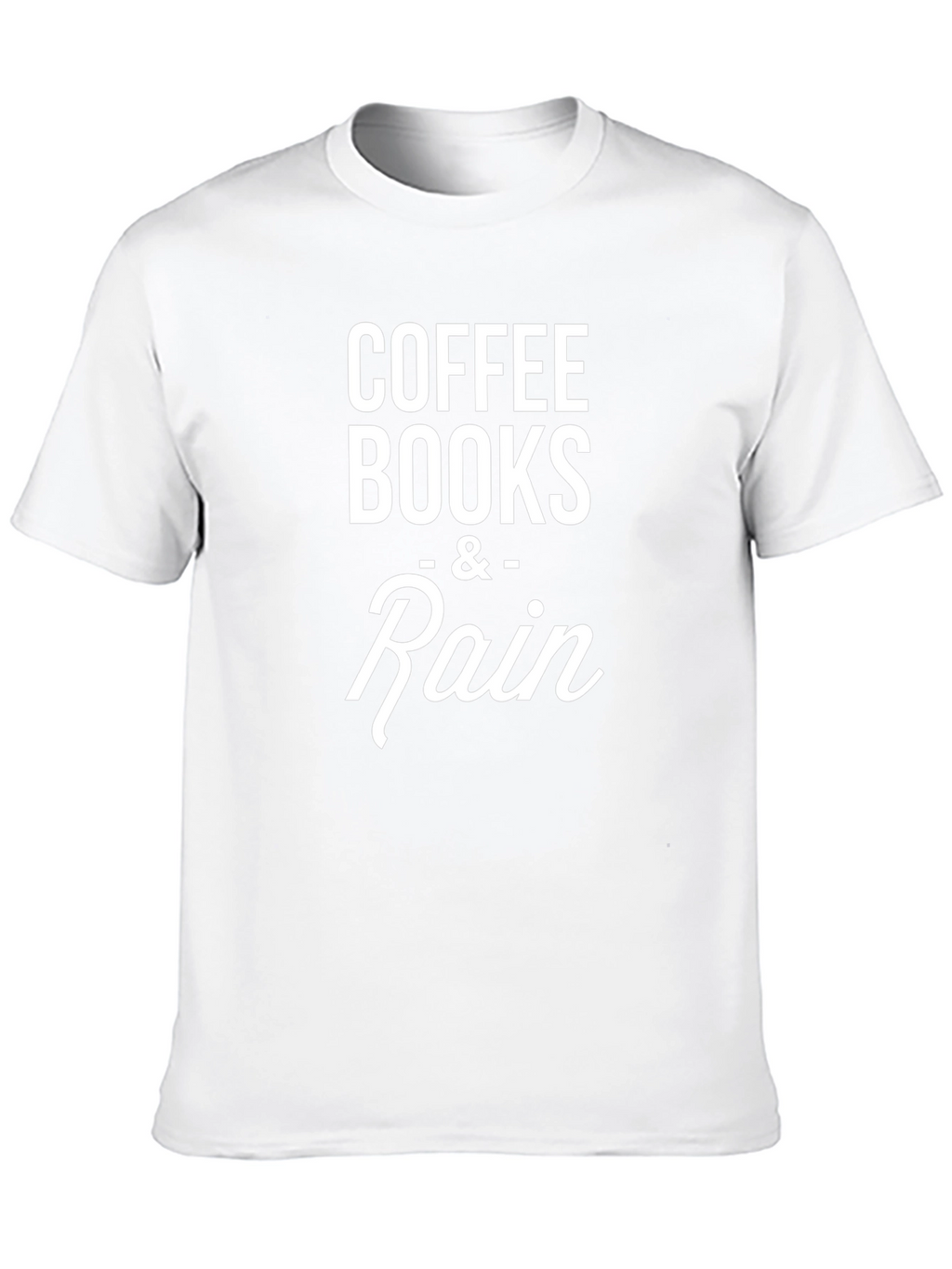 Coffee Books & Rain - Unisex T-Shirt