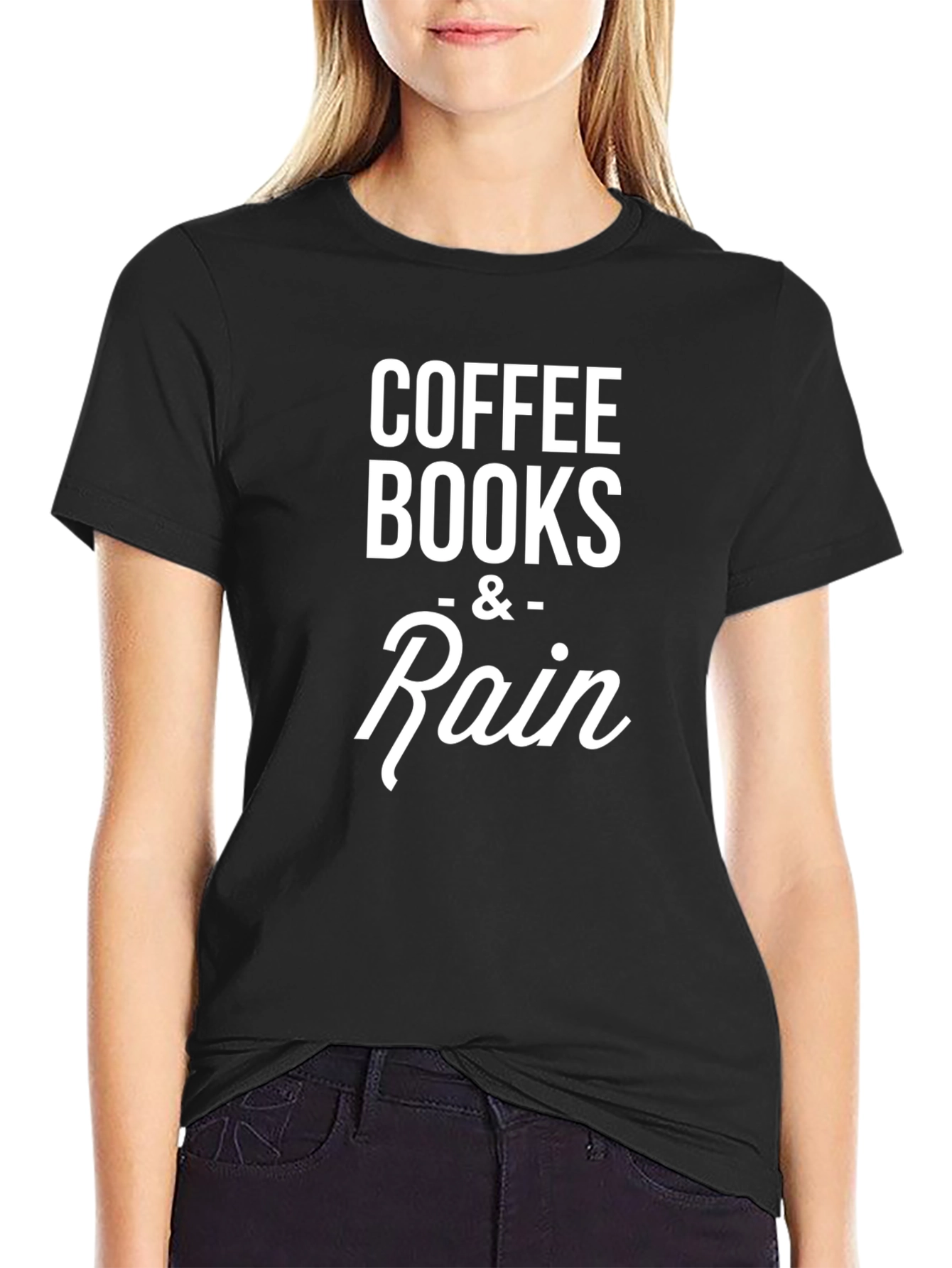 Coffee Books & Rain - Unisex T-Shirt