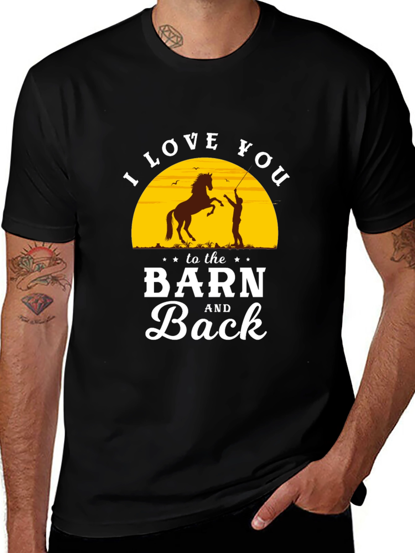 I Love You to the Barn and Back Graphic Tee