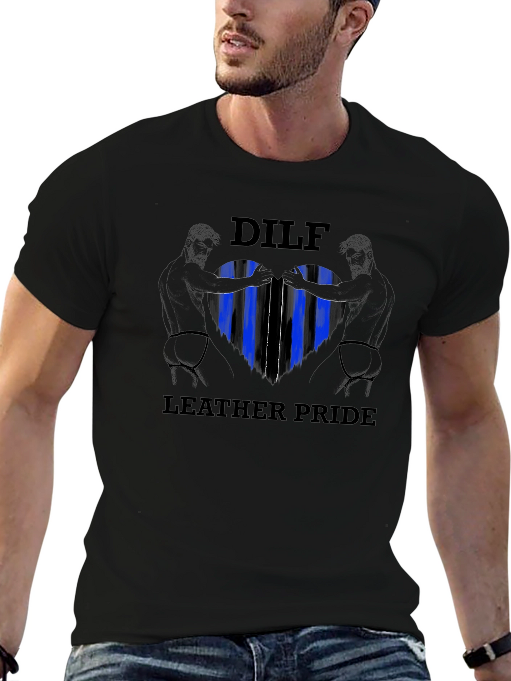 DILF Leather Pride T-Shirt