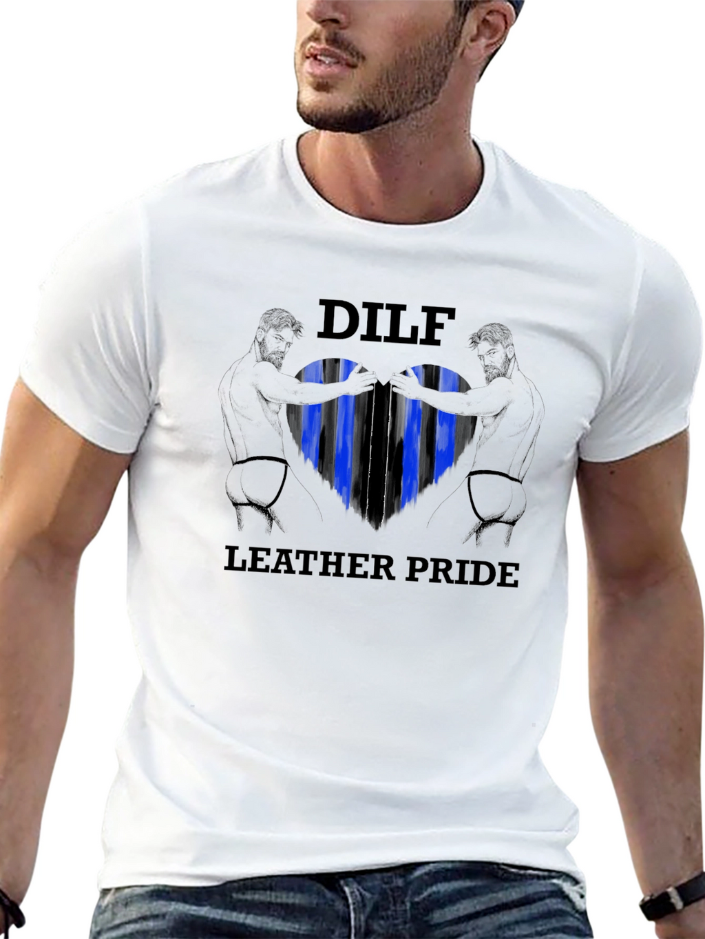 DILF Leather Pride T-Shirt