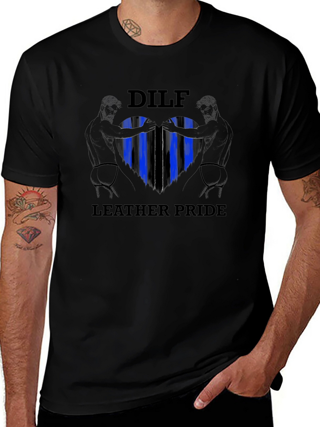 DILF Leather Pride T-Shirt
