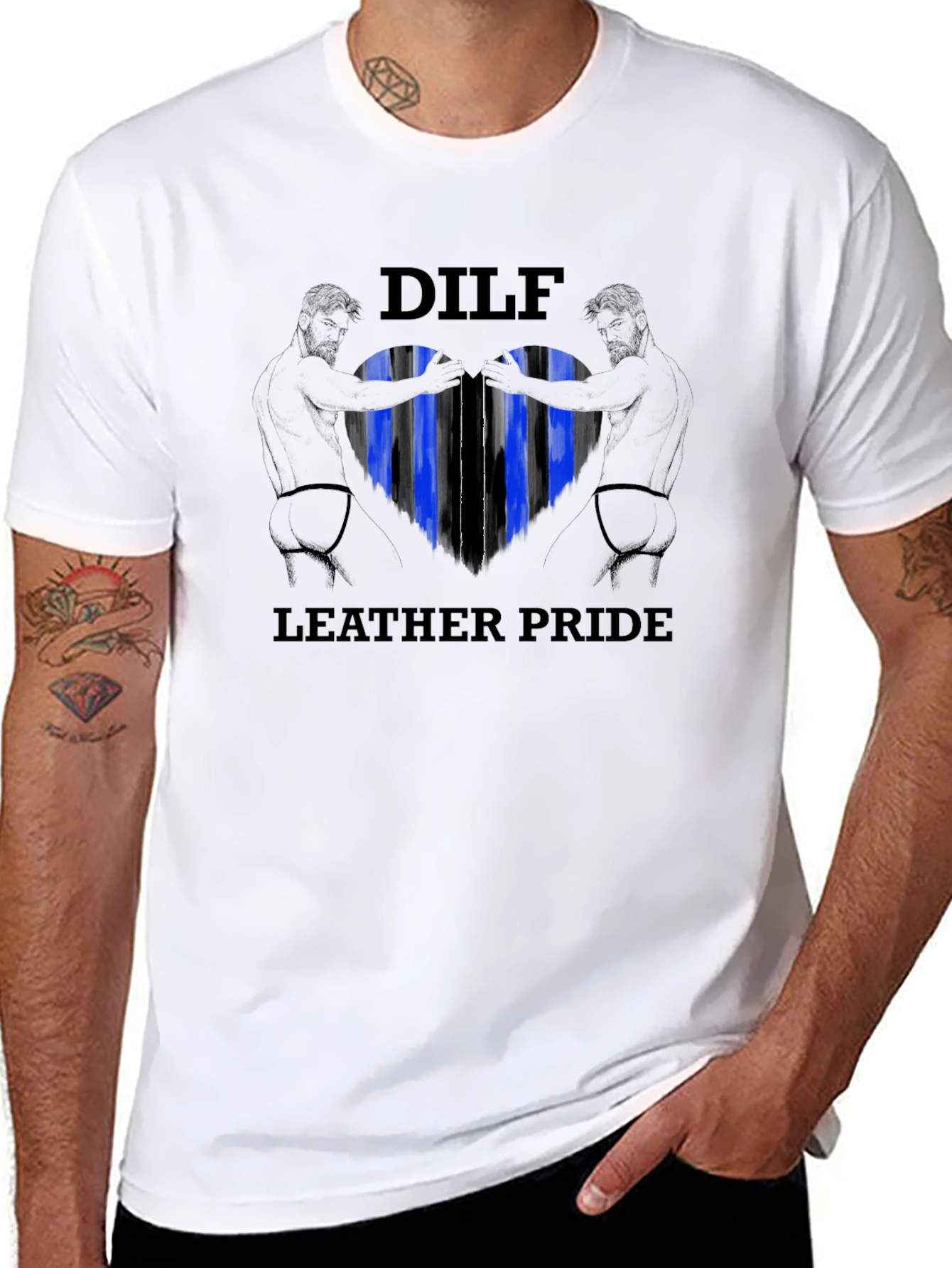 DILF Leather Pride T-Shirt