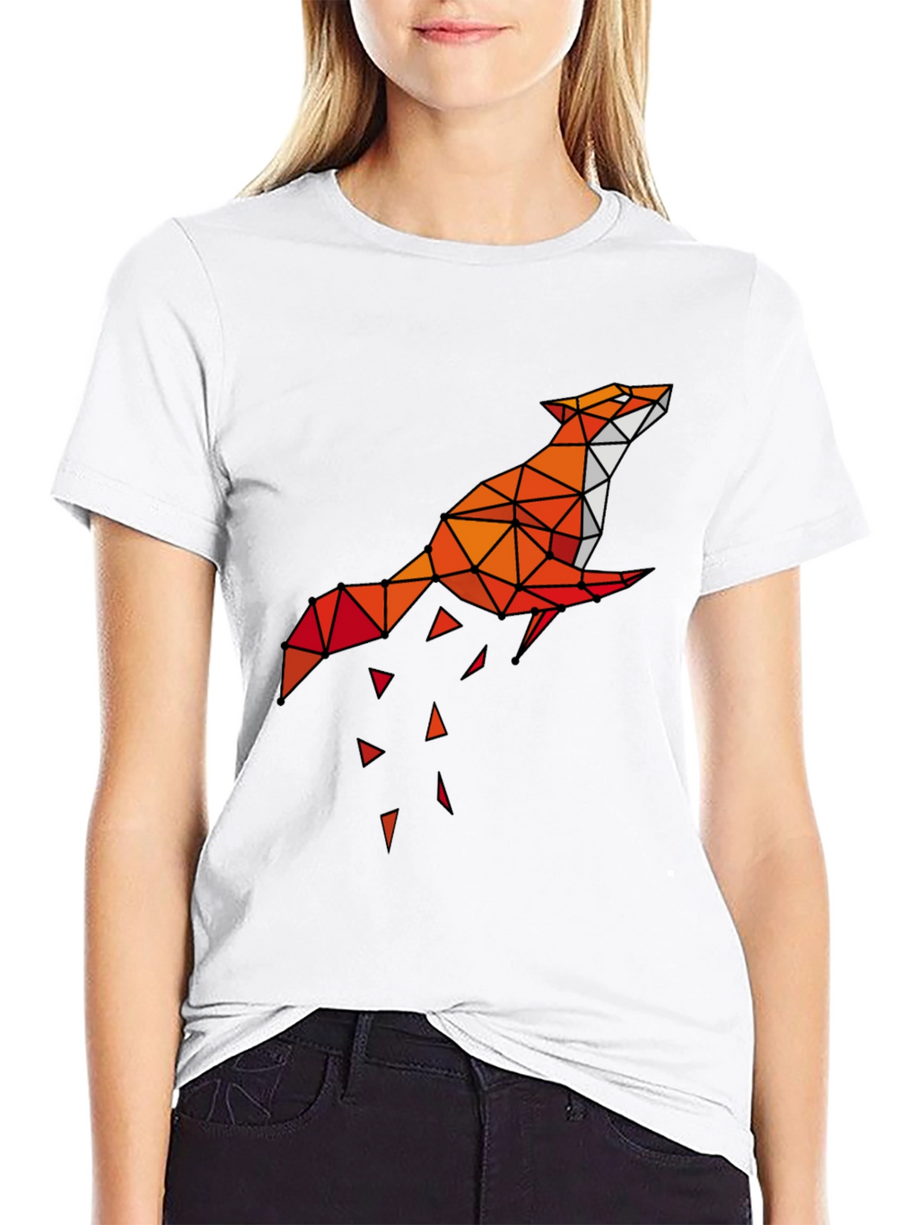 Geometric Fox Graphic Tee - Modern Menswear