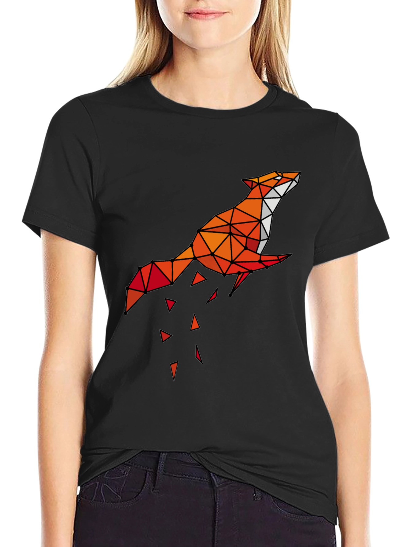 Geometric Fox Graphic Tee - Modern Menswear