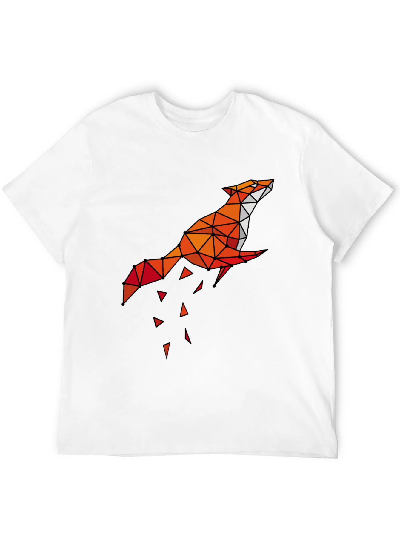 Geometric Fox Graphic Tee - Modern Menswear