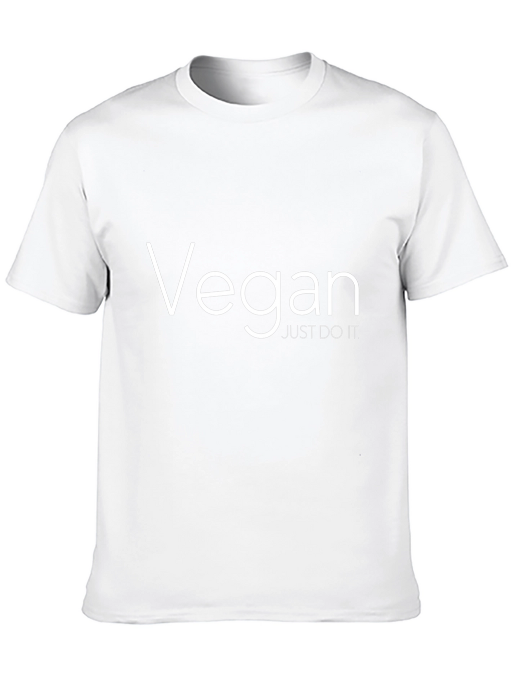 Vegan Just Do It T-Shirt - Black Cotton Tee