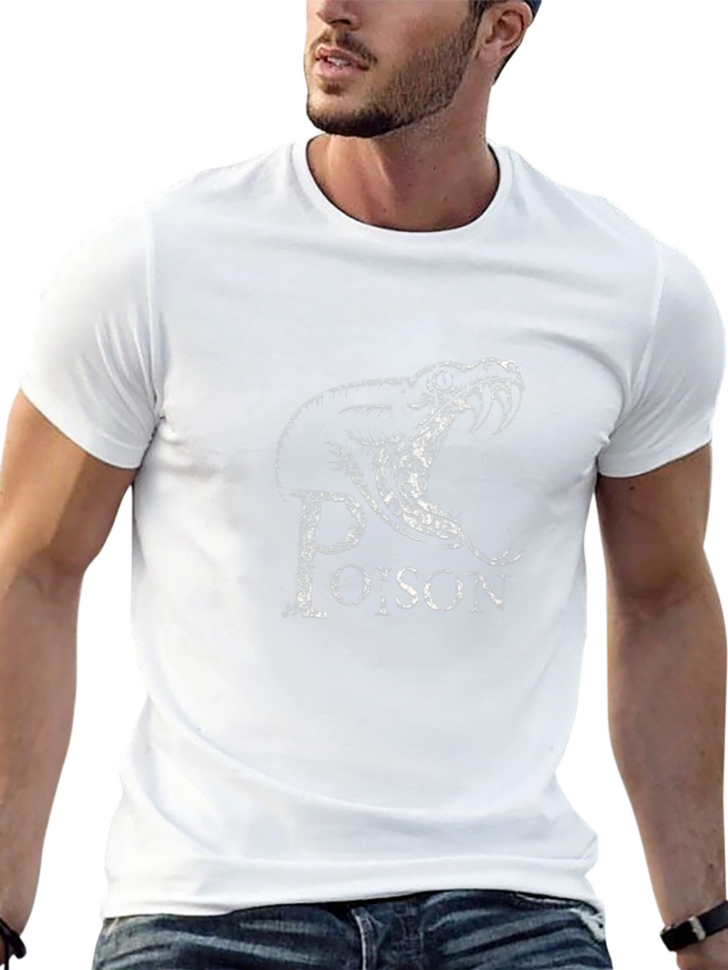 Poison Band Tee - Black Graphic T-Shirt