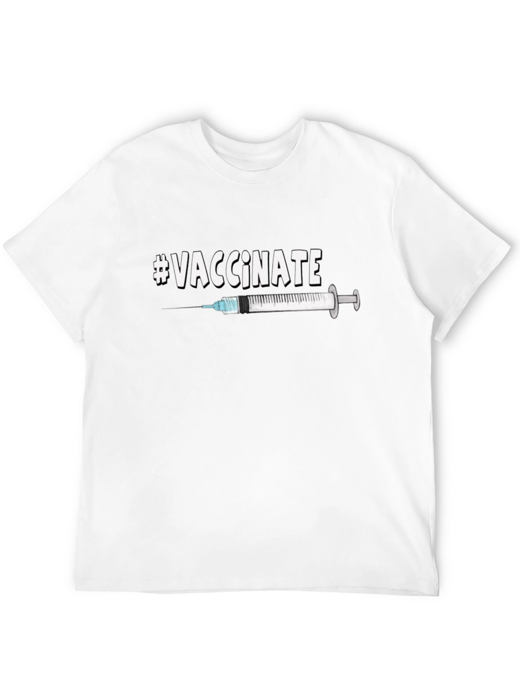 #Vaccinate Graphic Tee - Pro-Vaccination Unisex T-Shirt