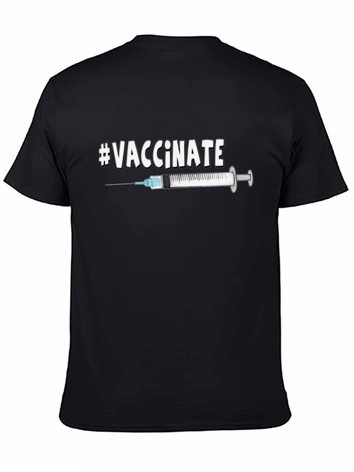 #Vaccinate Graphic Tee - Pro-Vaccination Unisex T-Shirt