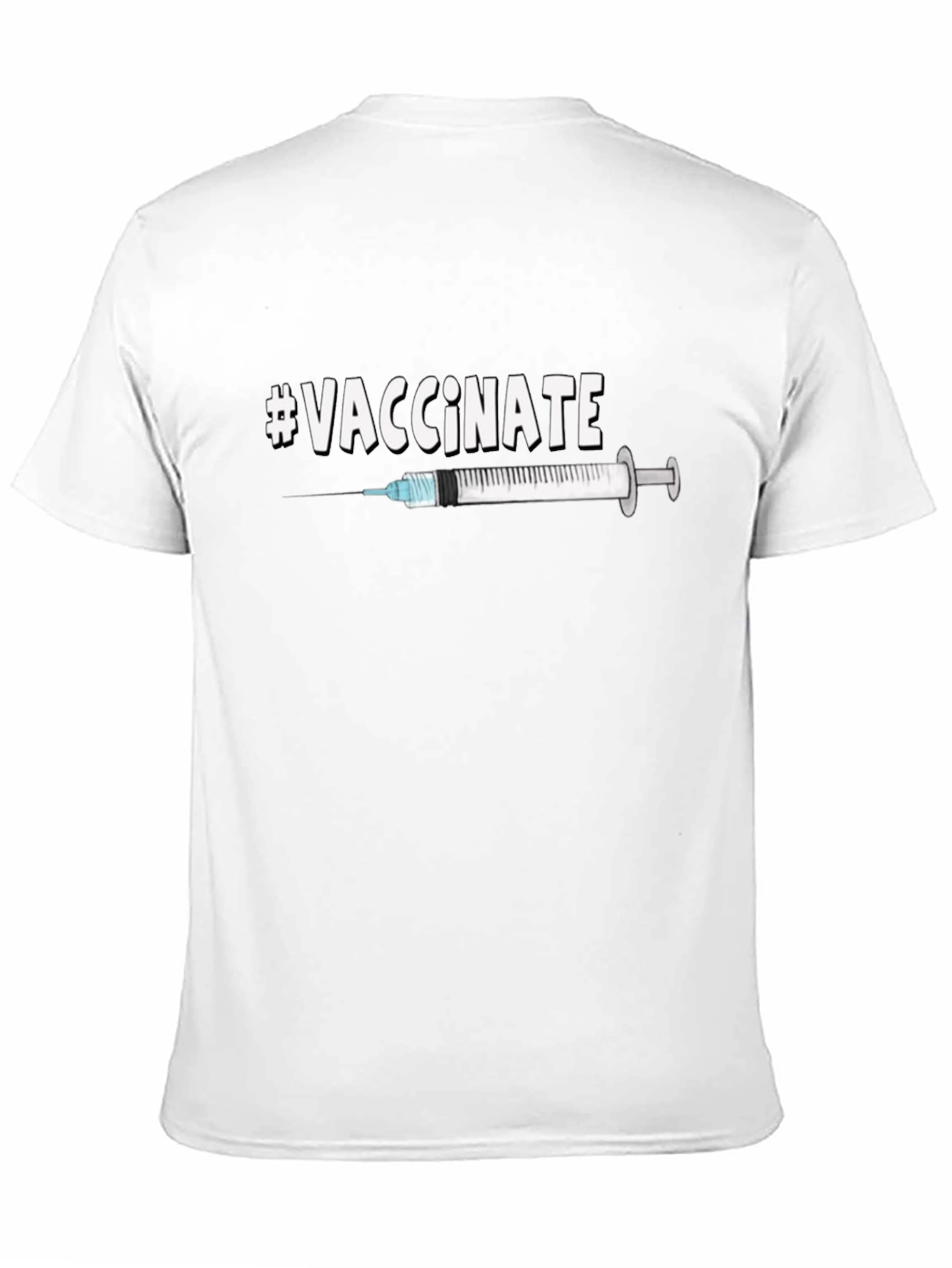 #Vaccinate Graphic Tee - Pro-Vaccination Unisex T-Shirt