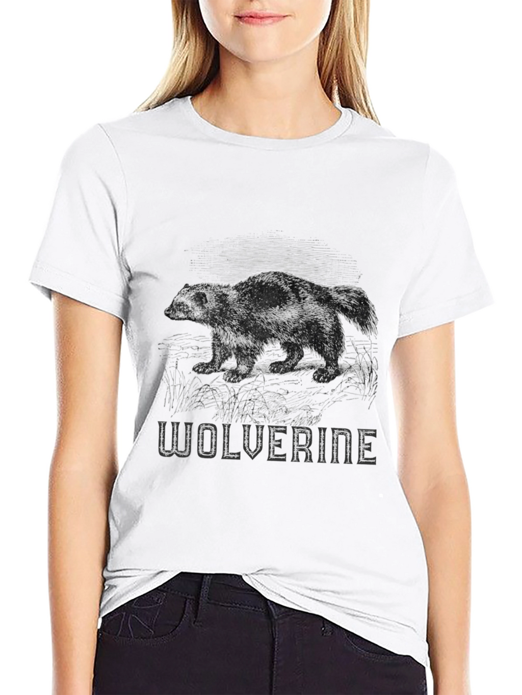 Wolverine Graphic Print Black T-Shirt