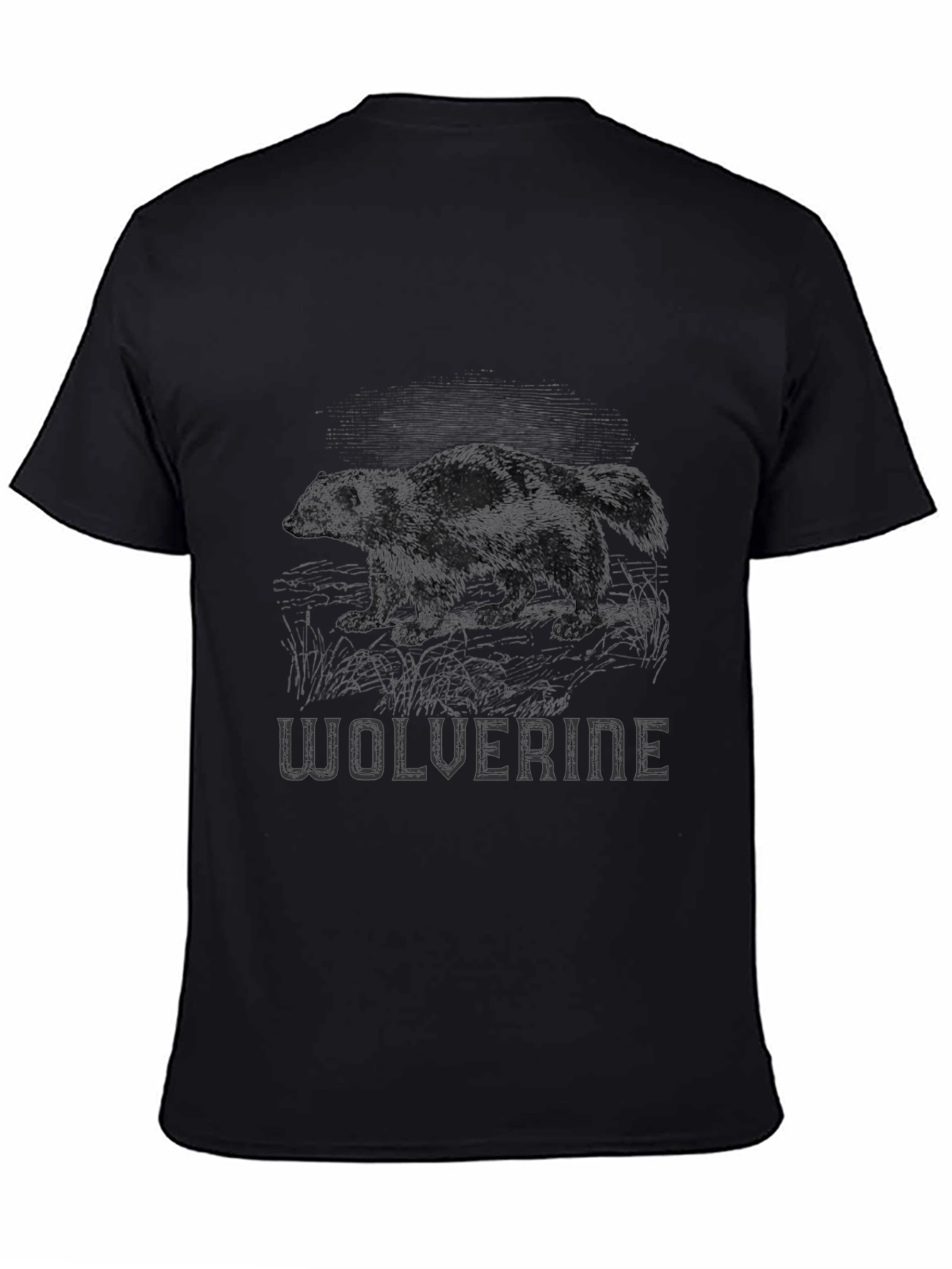 Wolverine Graphic Print Black T-Shirt