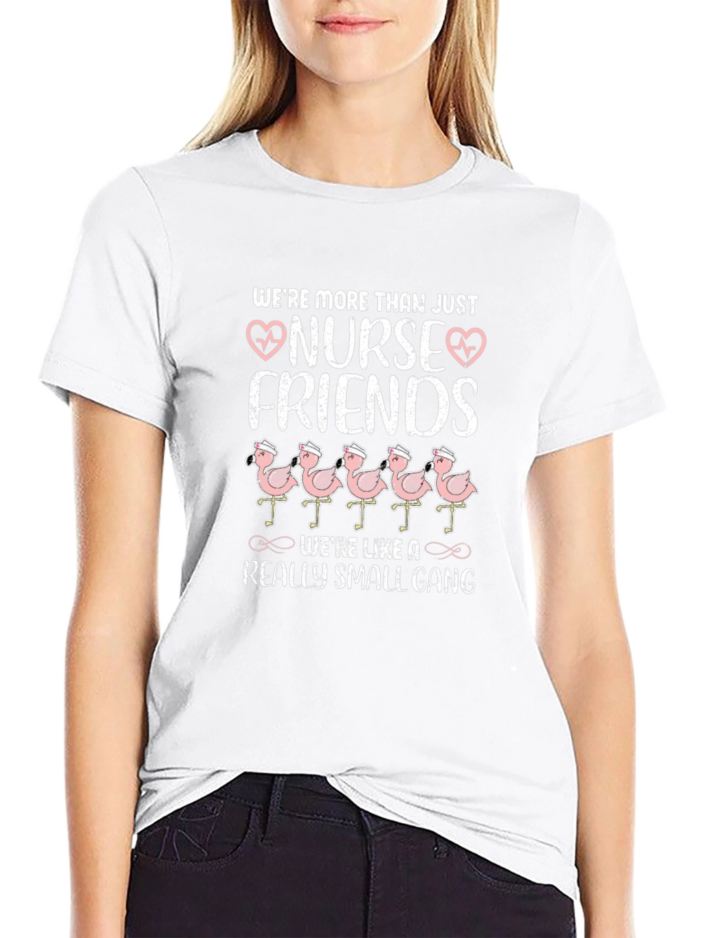 Nurse Friends T-Shirt Flamingo Gang Tee