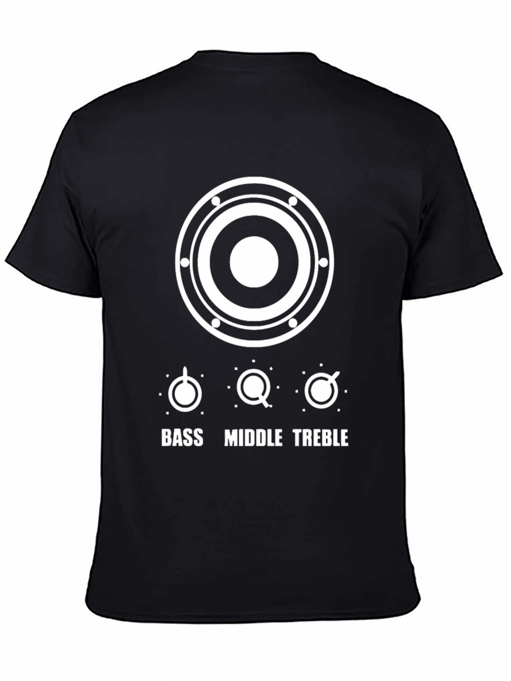 Bass Middle Treble Graphic Tee - Musicians T-Shirt