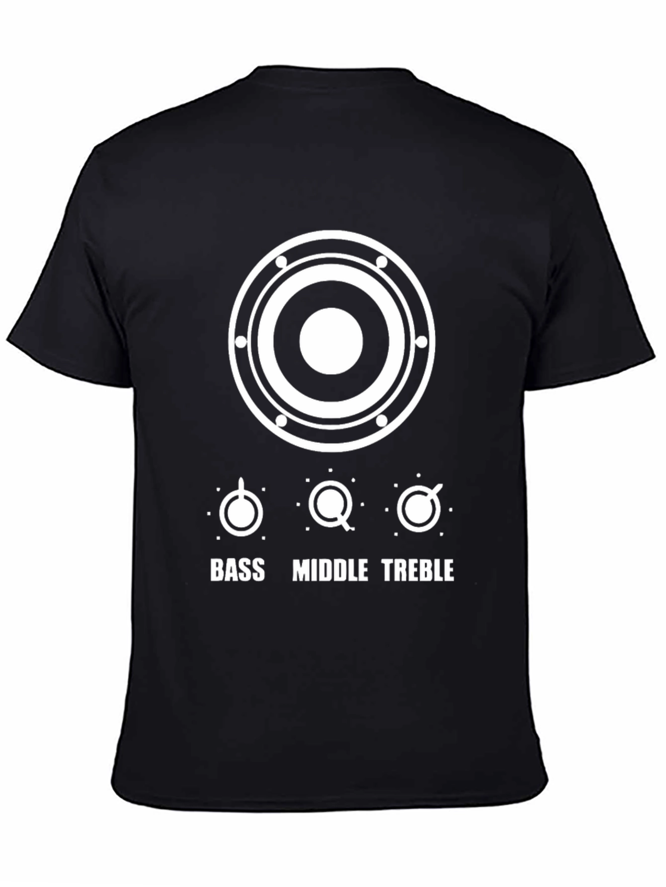 Bass Middle Treble Graphic Tee - Musicians T-Shirt