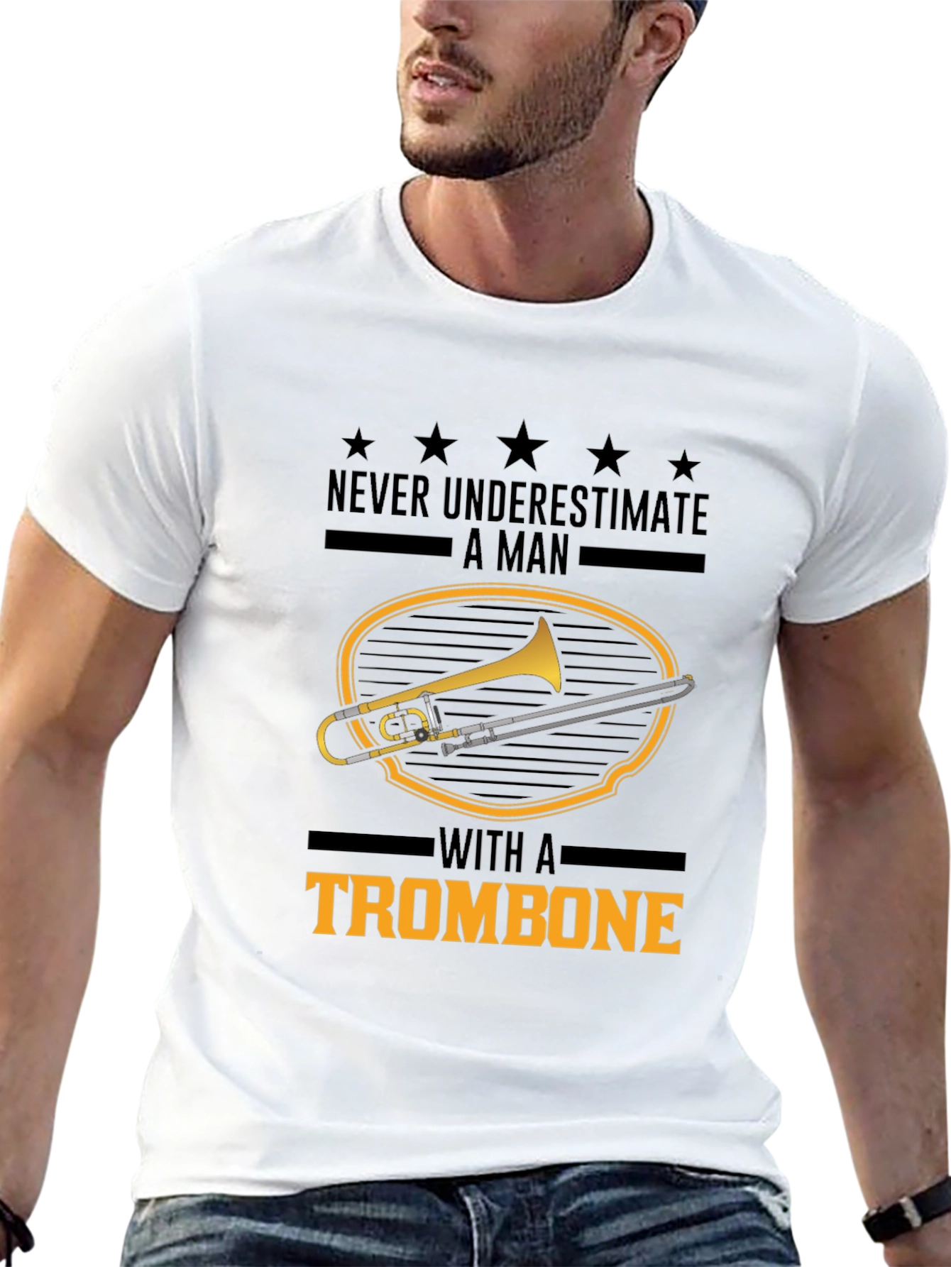 Trombone Player T-Shirt: Never Underestimate