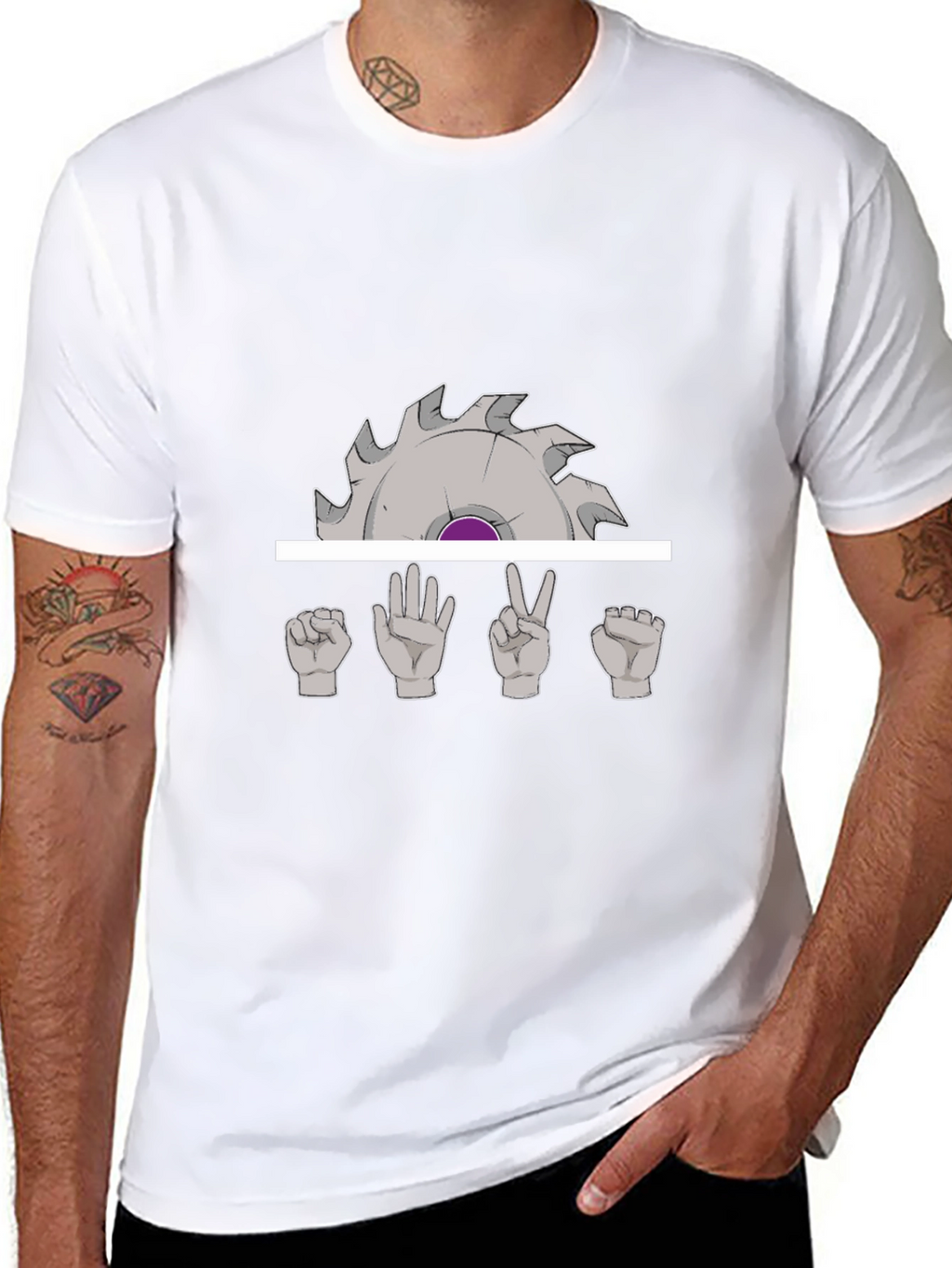 Rock Paper Scissors Saw T-Shirt