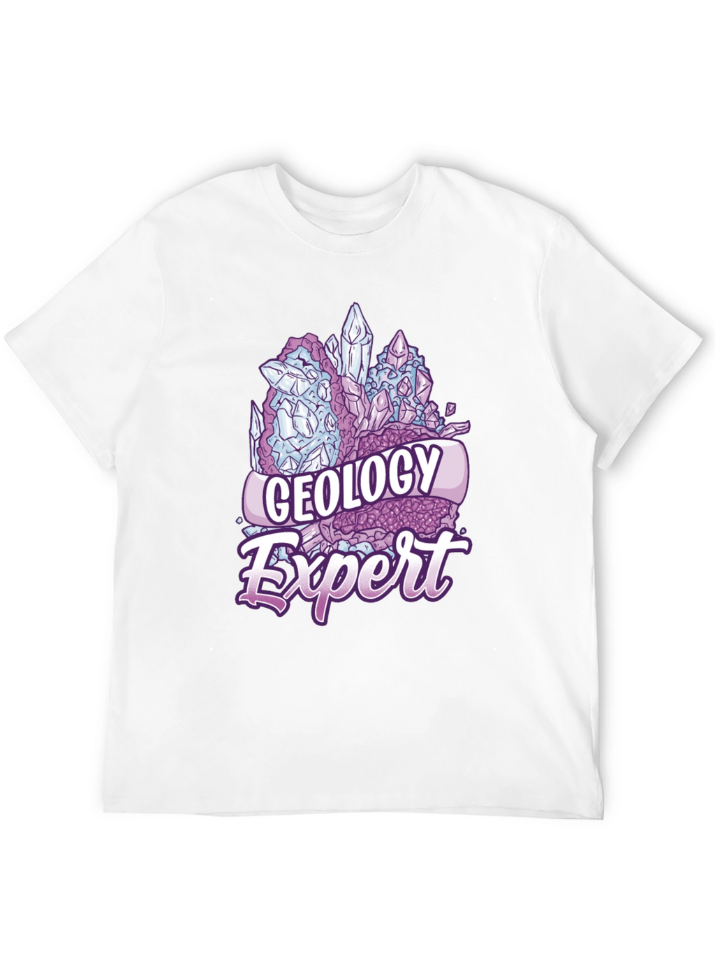 Geology Expert T-Shirt - Crystal Design