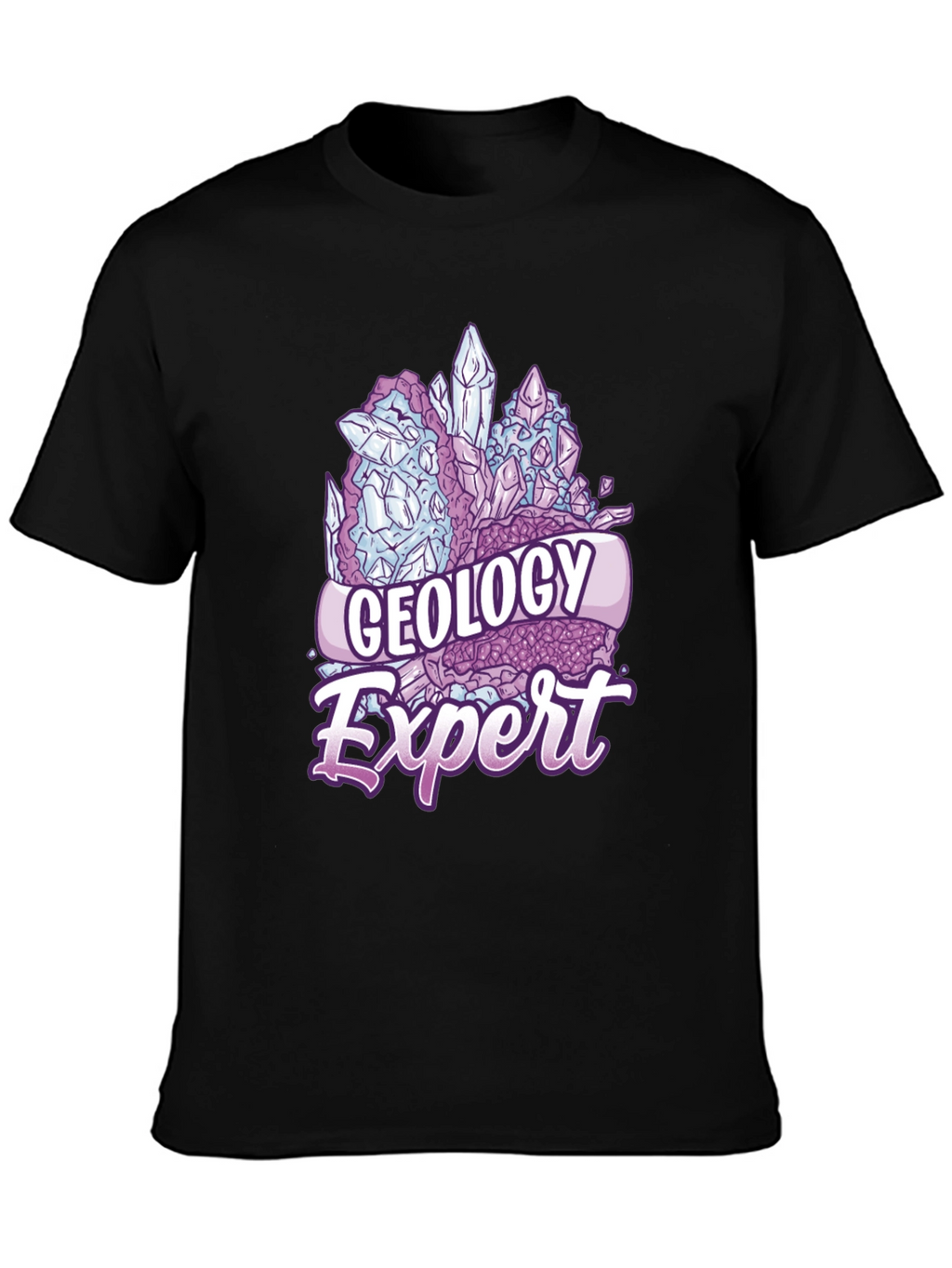 Geology Expert T-Shirt - Crystal Design