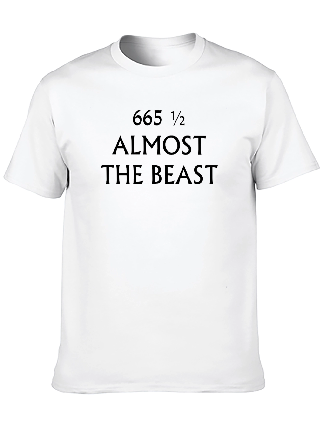 665 1/2 Almost The Beast Black T-Shirt