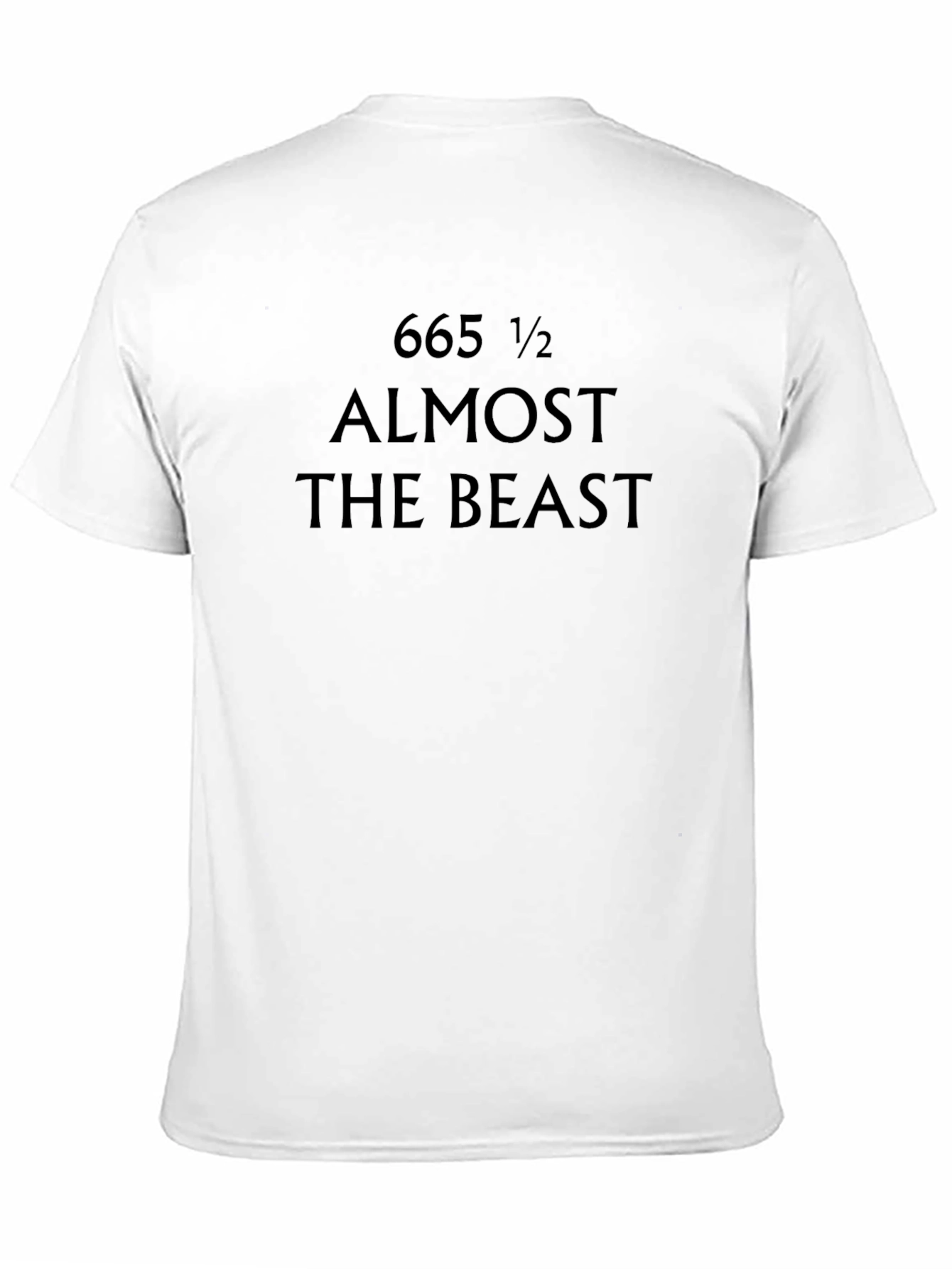 665 1/2 Almost The Beast Black T-Shirt