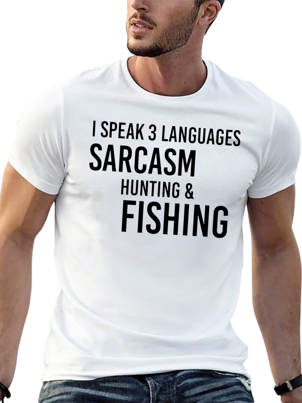 Sarcasm Hunting & Fishing T-Shirt