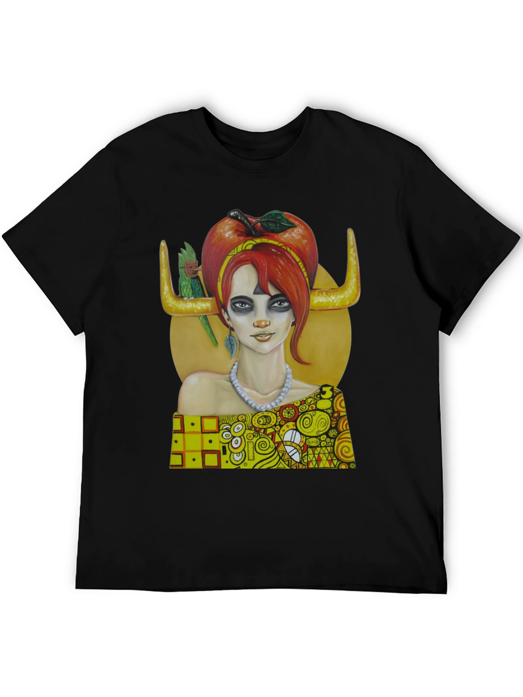 Klimt-Inspired Art Tee - Unique Graphic Print