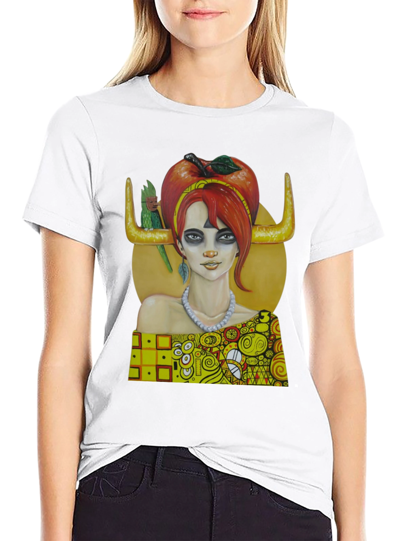 Klimt-Inspired Art Tee - Unique Graphic Print