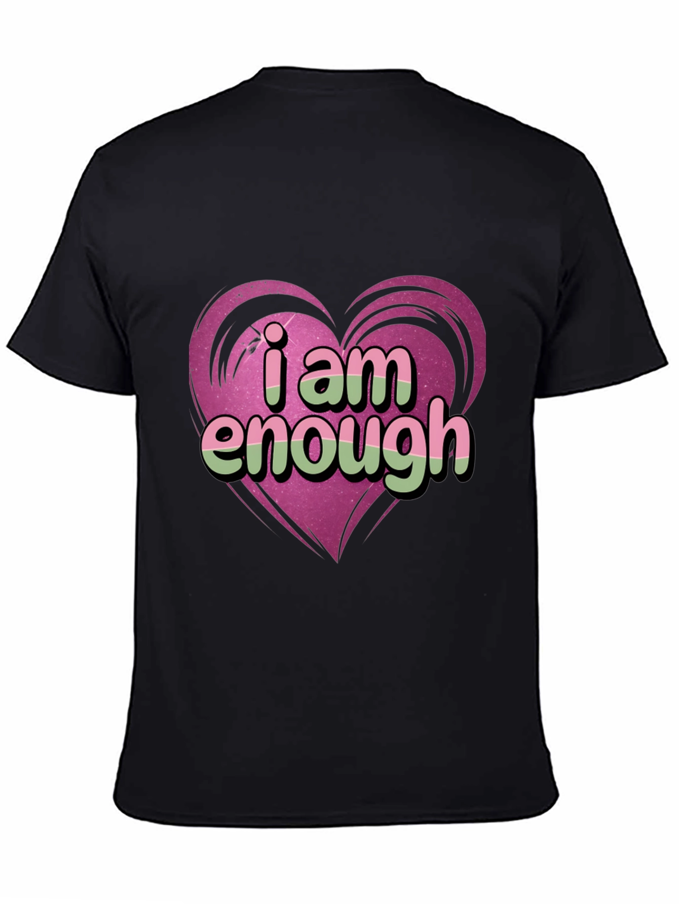 I Am Enough Heart Graphic Tee
