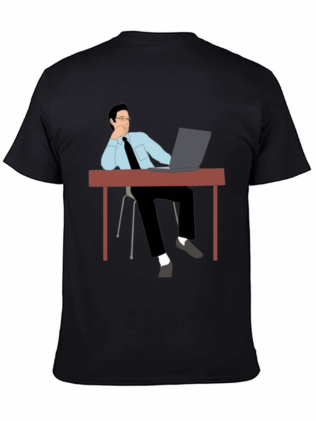 Thinking Man T-Shirt - Office Style