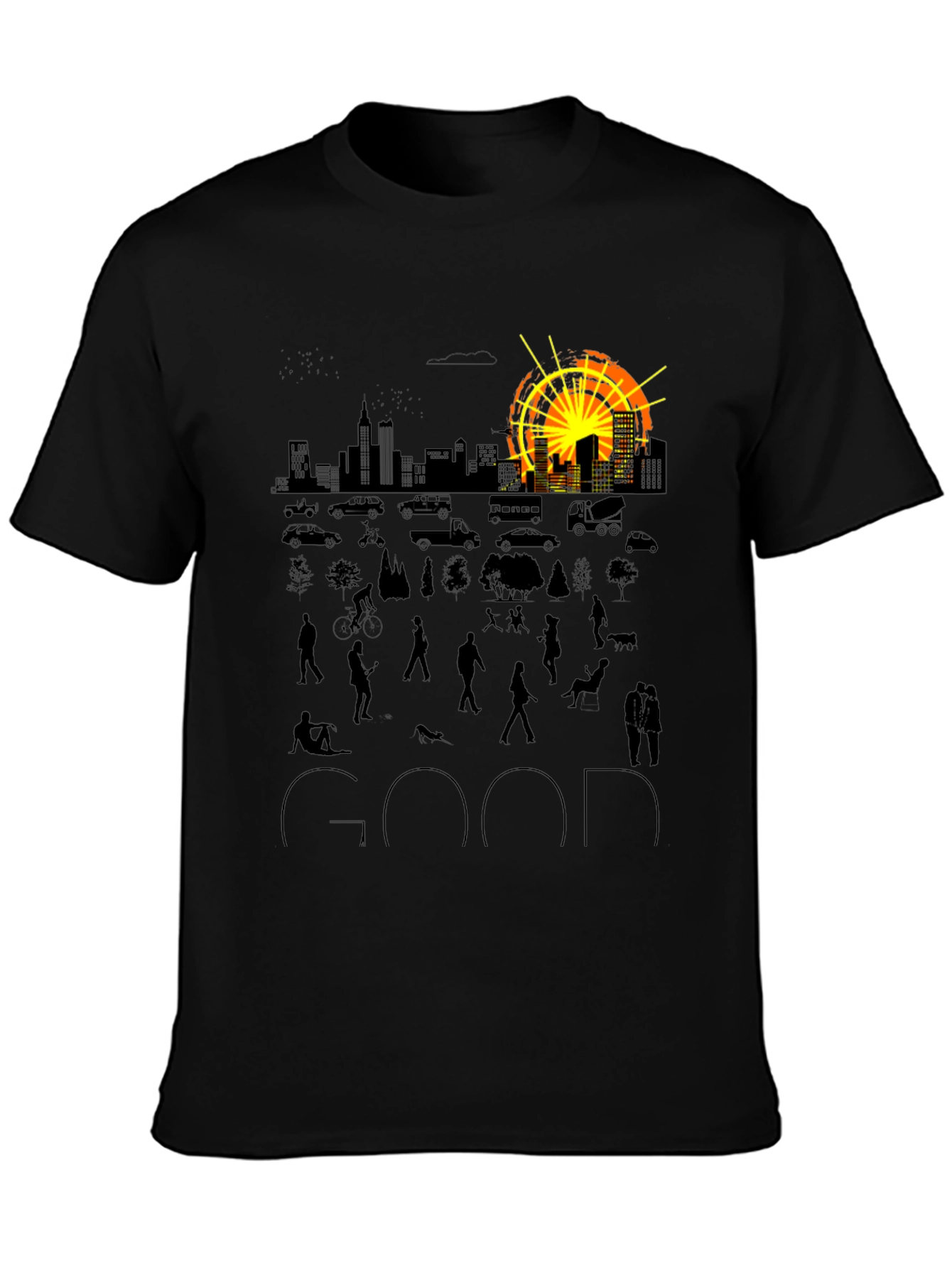 Urban Silhouette Graphic Tee