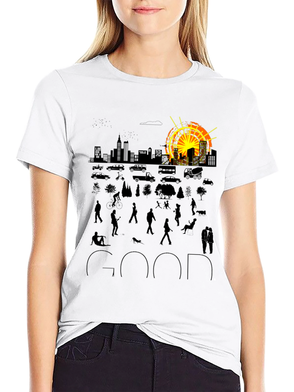 Urban Silhouette Graphic Tee