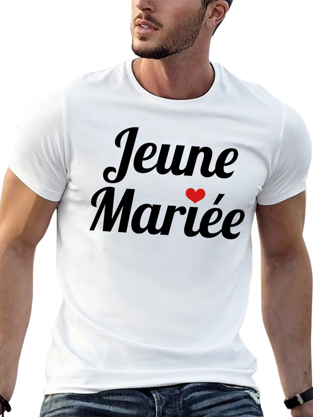 Jeune Mariée T-Shirt - Newlywed Bridal Tee