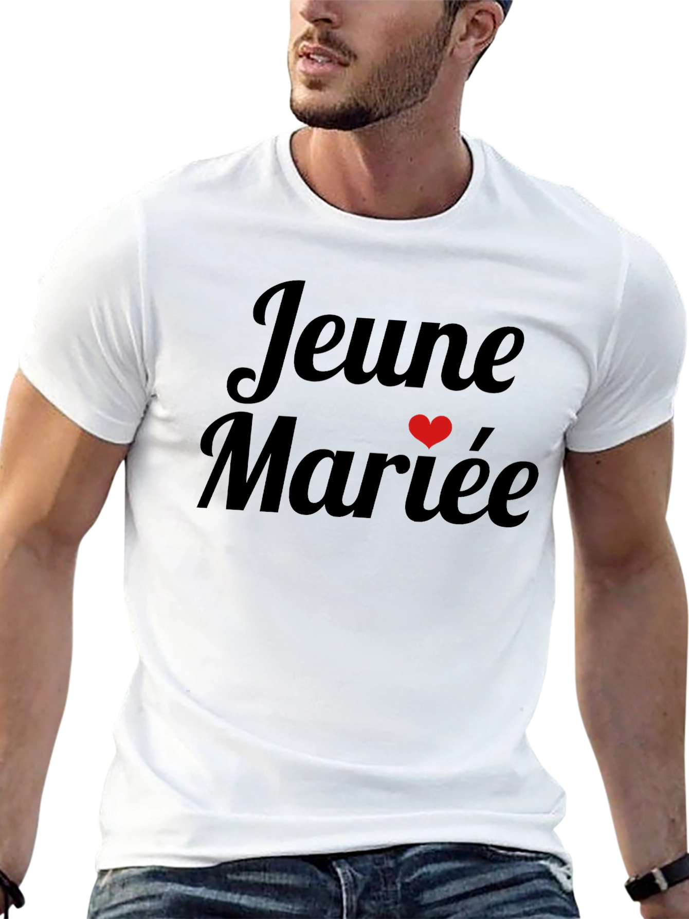 Jeune Mariée T-Shirt - Newlywed Bridal Tee