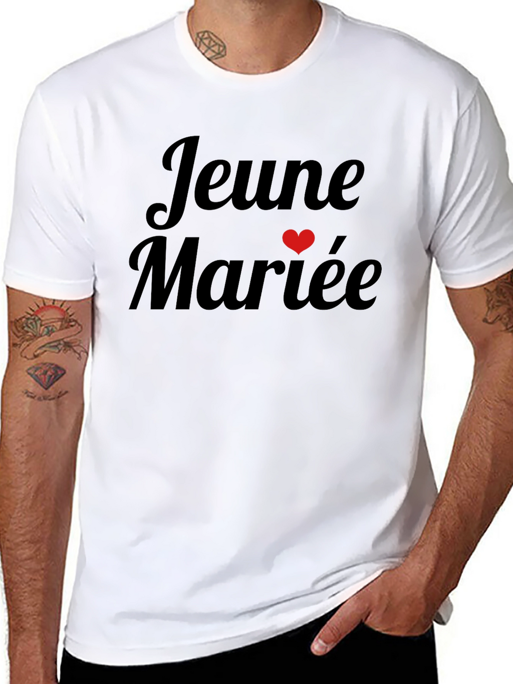 Jeune Mariée T-Shirt - Newlywed Bridal Tee