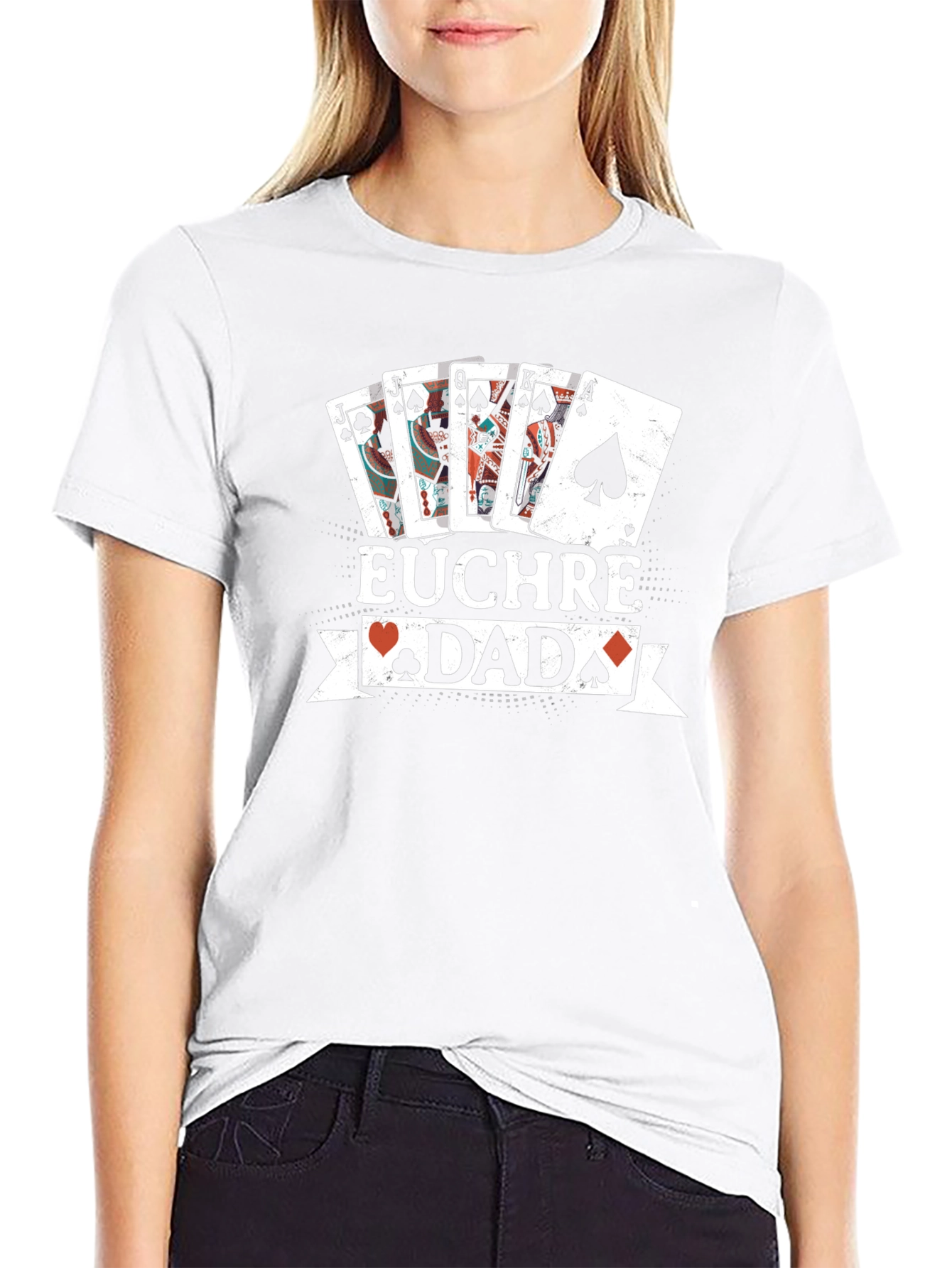 Euchre Dad T-Shirt - Card Game Tee